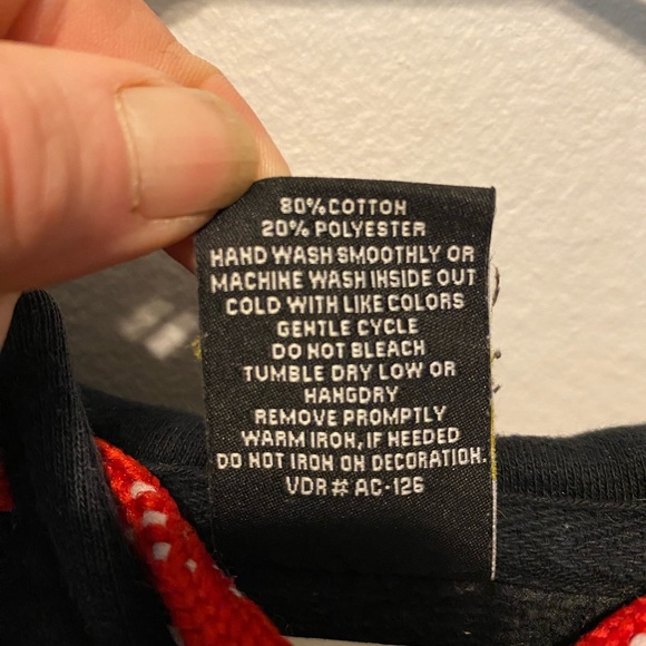 Minnesota Wild Men’s Small Hoodie w/kanaroo pocket, lace up - Picture 5 of 5